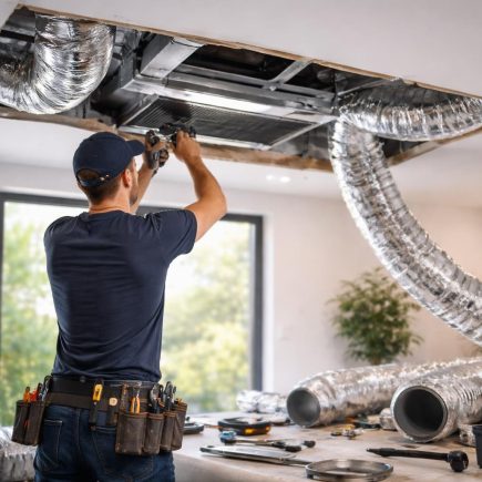 technicien-installation-climatisation-interieur-moderne