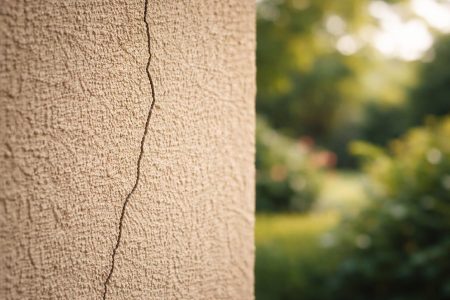 mur-fissure-enduit-jardin-verdoyant