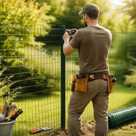 personne-cloture-jardin-ensoleille-plantes