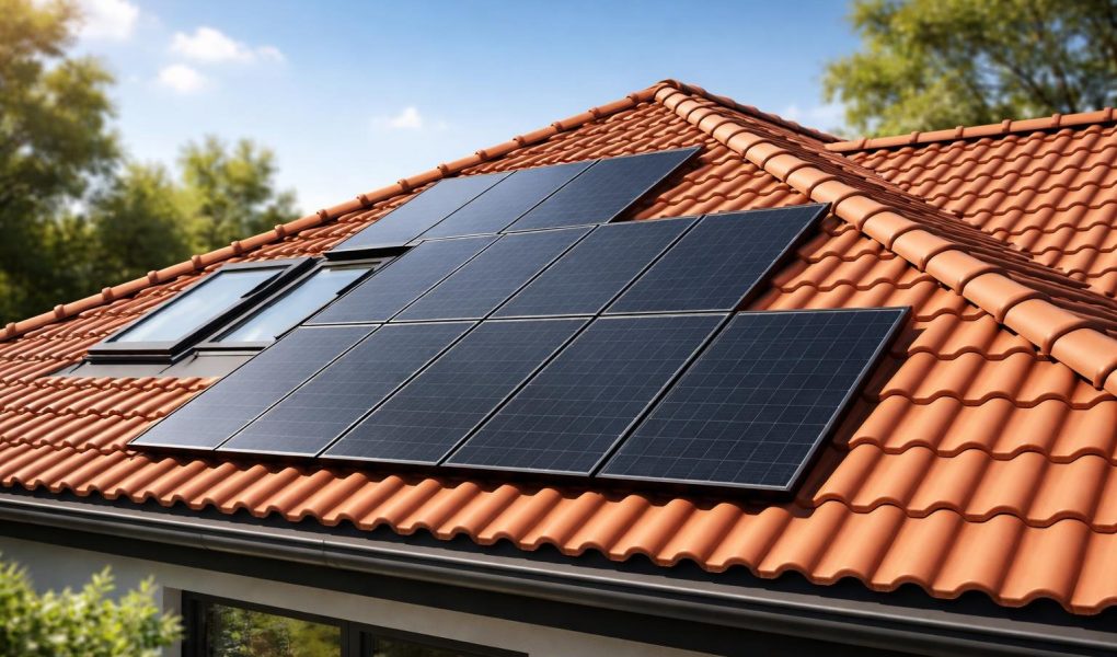 toit-moderne-tuiles-panneaux-solaires