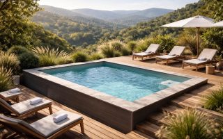 piscine-moderne-terrasse-transats-collines
