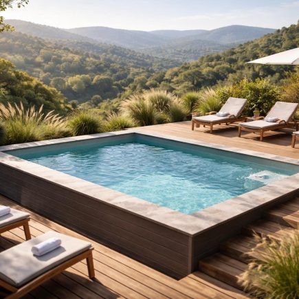piscine-moderne-terrasse-transats-collines