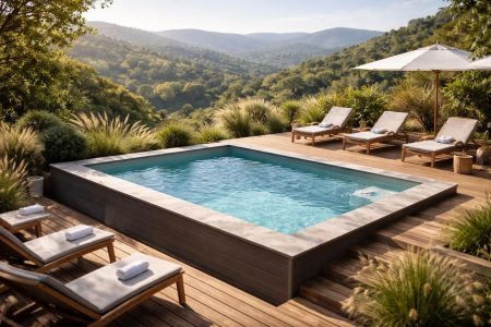 piscine-moderne-terrasse-transats-collines
