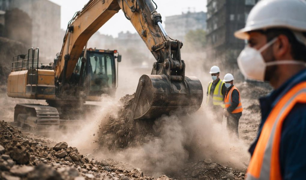 chantier-machines-poussieres-ouvriers-masques