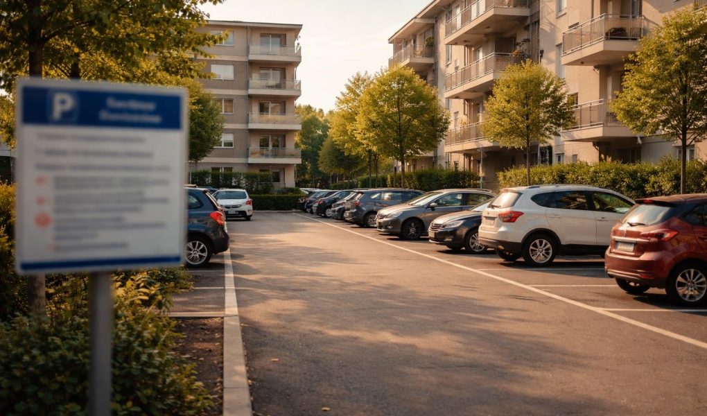 parking-residentiel-vehicules-batiments-arbres