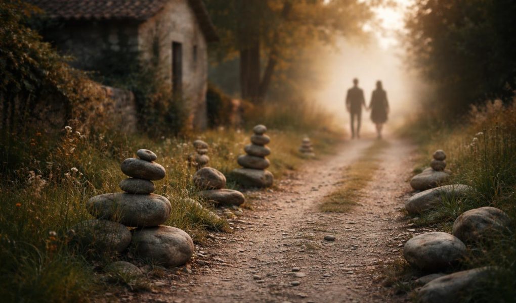 chemin-cailloux-maison-ancienne-silhouettes