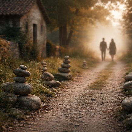 chemin-cailloux-maison-ancienne-silhouettes