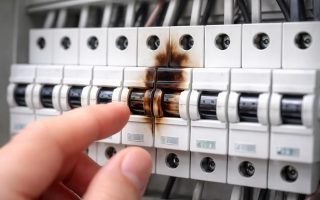 tableau-electrique-fusible-grille-main-floue